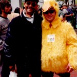 Paul and G-Man at a Ten Ton Chicken concert in SF in 2002